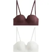 Next Sujetador crema / chocolate