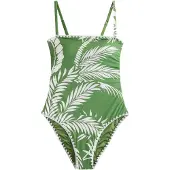 Mint Velvet Traje de baño verde / blanco