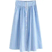 Next Falda azul cielo / blanco