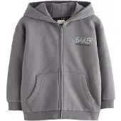 Ted Baker Sudadera con cremallera gris claro / gris oscuro / negro