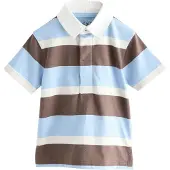 Next Camiseta azul claro / chocolate / blanco
