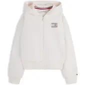 Tommy Hilfiger Sudadera con cremallera rojo / plata / blanco