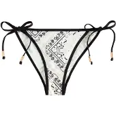 Rockett St George Braga de bikini negro / blanco