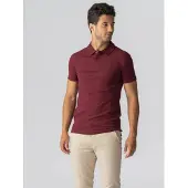 TeeShoppen Camisa ' Muscle Polo ' burdeos