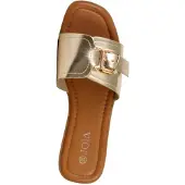 Joia Sandalias 'Flache Sandalen zum Hineinschlüpfen' oro