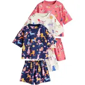 Next Pijama azul noche / azul claro / rosa / blanco