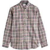 Next Camisa navy / marrón / menta / rosa