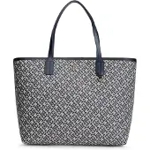 Tommy Hilfiger Shopper beige / navy / azul claro