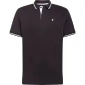 Jack & Jones Camiseta negro / blanco