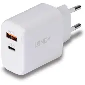 Lindy Cargador De Pared Usb-a Y Usb-c 65w