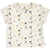 Müsli Camiseta crema / azul claro / azul oscuro / rojo