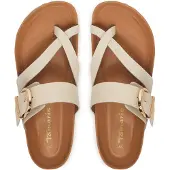 Tamaris Sandalias de dedo crema