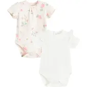 Cool Club Pijama entero/body rosé / blanco