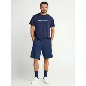 Funky Buddha Camiseta navy / azul claro