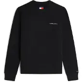 Tommy Hilfiger Sudadera 'Logo' negro / blanco