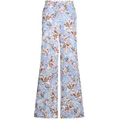 Liu Jo Pantalón de pinzas azul real / chocolate / gris claro