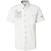 CAMP DAVID Camisa marfil / taupe