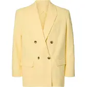 SELECTED WOMEN Blazer 'SLFMARLIE' amarillo limón