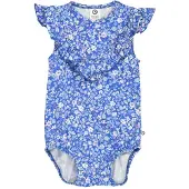 Müsli Pijama entero/body azul / blanco