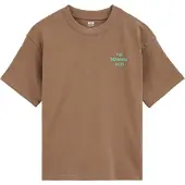 We fashion Camiseta turquesa / marrón claro