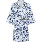 LASCANA Kimono marino / azul claro / blanco