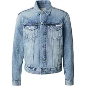 Calvin Klein Jeans Chaqueta de entretiempo 'Classic Trucker' azul denim