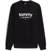 Tommy Hilfiger Sudadera negro / blanco