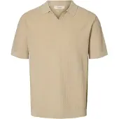 Selected Camiseta 'SLHMattis' beige