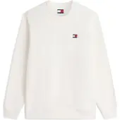 Tommy Hilfiger Sudadera 'Tommy Badge' marfil / navy / rojo cereza