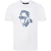 Karl Lagerfeld Camiseta azul / blanco