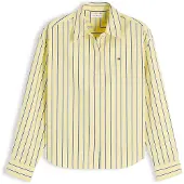 Tommy Hilfiger Blusa 'Boxy Fit' amarillo / negro / blanco