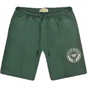 Pas De Monaco Pantalón 'Lemans' verde oscuro / blanco