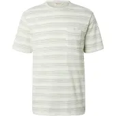 INDICODE JEANS Camiseta 'Scotland' jade / blanco natural