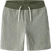 Name It Kids Pantalón verde / blanco
