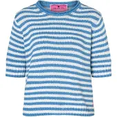 LIEBLINGSSTÜCK Jersey 'Amina' azul / blanco