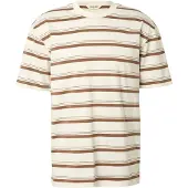 INDICODE JEANS Camiseta 'Teams' marfil / marrón