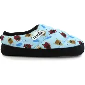 Nuvola Nuvola. Zapatillas de casa 'Mostro' azul claro