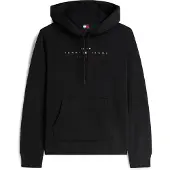 Tommy Hilfiger Sudadera 'Logo Boxy' rojo / negro / blanco