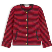 Tommy Hilfiger Cárdigan azul noche / rojo