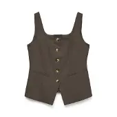 Vero Moda Chaleco para traje 'VMKandra' chocolate