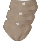 Yenita Braga ' Damen Slips mit elastischem Logobund ' beige