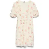 Vero Moda Vestido de verano 'VMBELLA' verde claro / rosa claro / blanco