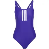 Adidas adidasBañador V-Back 3 bandas 40 Collegiate Purple / White Mujer