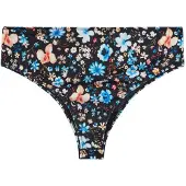 Swim By Zizzi Braga de bikini 'Caanne' azul / melocotón / rosa / negro