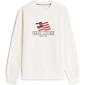 Tommy Hilfiger Sudadera amarillo claro / rojo / negro