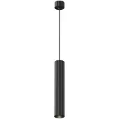 Maytoni Lámpara colgante Calipso, negra, Ø 5,6 cm, metal, GU10