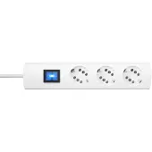 Kopp 234002010, 5 metros, Interior, IP20, Blanco, Termoplástico, 6 enchufes