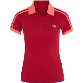 Adidas Originals adidasPolo 3 Stripes 2XL Team Victory Red / Preloved Scarlet Mujer