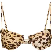 LASCANA Top de bikini beige / crema / marrón