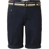 INDICODE JEANS Pantalón chino 'Royler' navy / moca / blanco